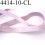 élastique de marque Christian Lacroix inscription en surpiquage couleur lilas clair superbe largeur 10 mm prix au mètre