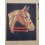 canevas 30X40 FABRICATION FRANCAISE finition retouché a la main artisanale thème cheval dimension 30cm 40cm 100 % coton
