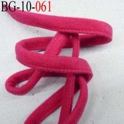 Cache Armature et baleine underwire casing galon couleur groseille largeur 10 mm épaisseur 4 mm haut de gamme prix au mètre