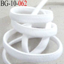 Cache Armature et baleine underwire casing galon couleur blanc largeur 10 mm épaisseur 2.4 mm haut de gamme prix au mètre