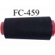 Cone de fil mousse polyester texturé fil n° 110 couleur noir cone de 2000 mètres bobiné en France