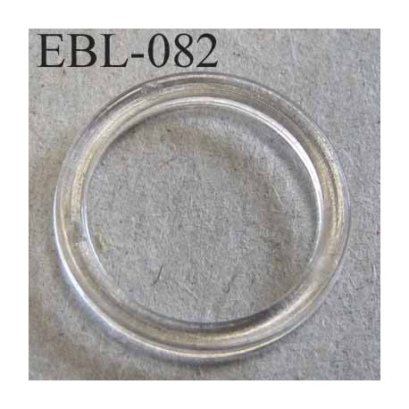 anneau plastique transparent pour soutien gorge diamètre 15 mm diamètre intérieur 12 mm prix à l'unité