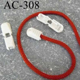 embout de  cordon pliable couleur blanc idéal  pour cordon 3 à 5 mm prix à l'unité