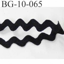 ruban galon croquet serpentine galon plat largeur 10 mm couleur noir prix du mètre