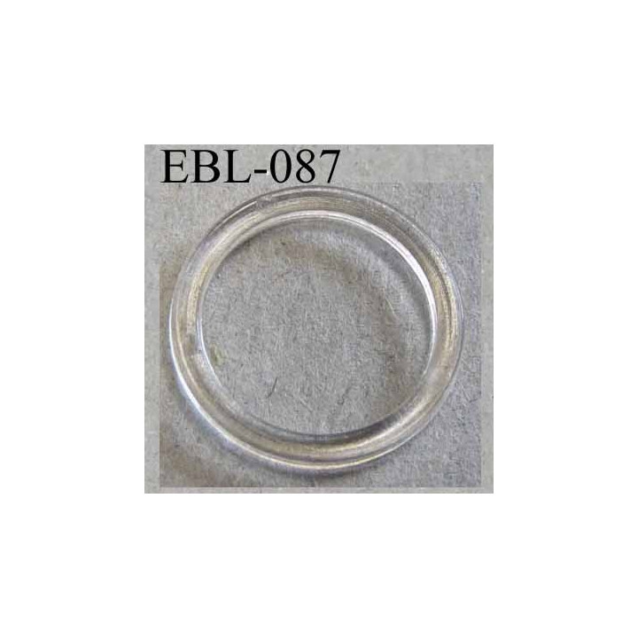 Anneau 8 mm plastique transparent pour soutien gorge diamètre extérieur 11.5 mm diamètre intérieur 8 mm prix à l'unité