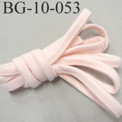 Cache baleine underwire casing galon couleur rose pétale largeur 10 mm épaisseur 4 mm très doux haut de gamme prix au mètre
