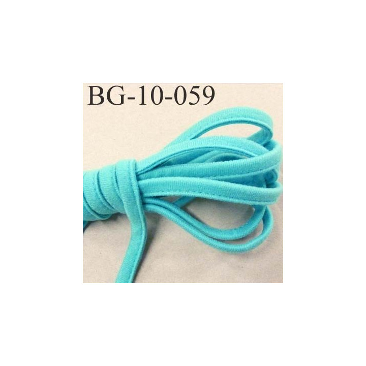 Cache Armature et baleine underwire casing galon couleur vert lagon largeur 10 mm épaisseur 4 mm haut de gamme prix au mètre