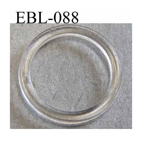 anneau plastique transparent pour soutien gorge diamètre extérieur 20 mm diamètre intérieur 16 mm prix à l'unité