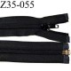 fermeture zip à glissière longueur 35 cm couleur noir séparable largeur 3.2 cm zip glissière nylon largeur 6 mm