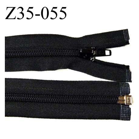 fermeture zip à glissière longueur 35 cm couleur noir séparable largeur 3.2 cm zip glissière nylon largeur 6 mm