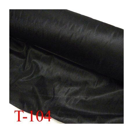 Tissus entoilage thermocollant épaisseur léger largeur 90 centimètres couleur noir prix au mètre