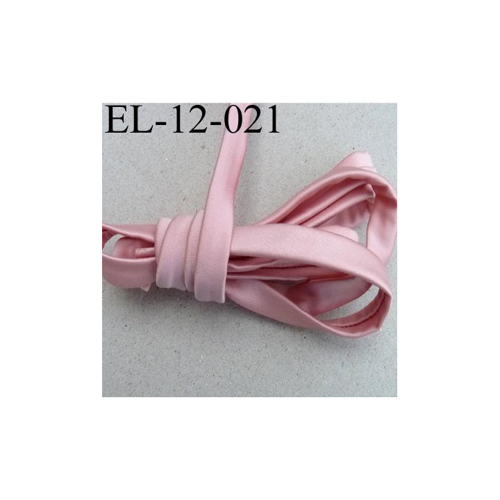 galon couleur rose prince de galles en lycra élasthanne élastique largeur 12 mm épaisseur 2 mm haut de gamme prix au mètre