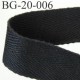 biais sergé coton souple et doux galon ruban couleur noir largeur 20 mm prix au mètre