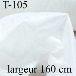 entoilage thermocollant jersey  largeur 160 centimètres couleur blanc doux souple très belle qualité