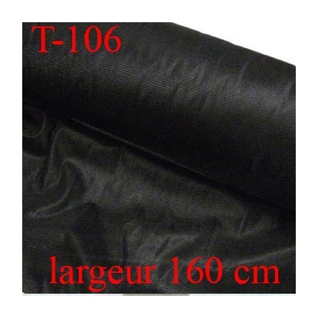 Tissus entoilage thermocollant jersey largeur 160 centimètres couleur noir doux souple très belle qualité