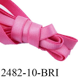 Elastique bretelle plat largeur 10 mm couleur confetti  brillant superbe  très belle qualité haut de gamme prix au mètre