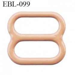 boucle de réglage 11 mm réglette métal plastifié chair brillant largeur 11 mm intérieur prix à l'unité haut de gamme