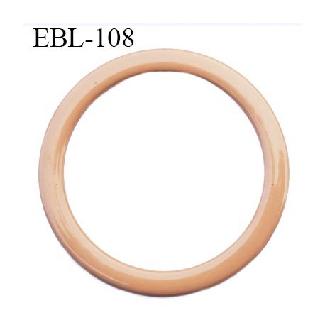anneau métallique 6 mm plastifié chair brillant laqué pour soutien gorge diamètre intérieur 6 mm prix à l'unité haut de gamme