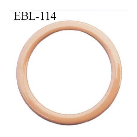 anneau métallique 16 mm plastifié chair brillant laqué pour soutien gorge diamètre intérieur 16 mm prix à l'unité haut de gamme