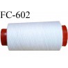 CONE de fil polyester fil n° 30 couleur blanc longueur de 5000 mètres bobiné en France