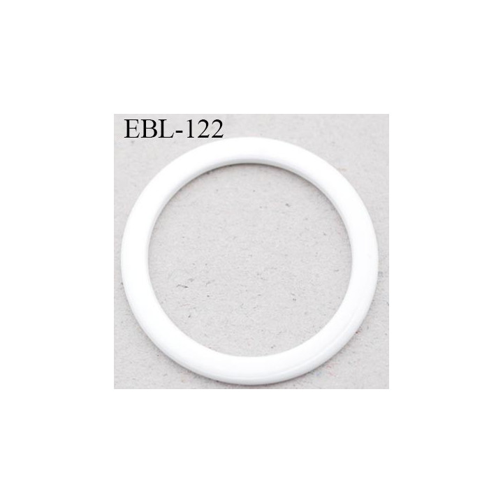 anneau métallique 8 mm plastifié blanc brillant laqué pour soutien gorge diamètre intérieur 8 mm prix à l'unité haut de gamme