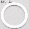 anneau métallique 8 mm plastifié blanc brillant laqué pour soutien gorge diamètre intérieur 8 mm prix à l'unité haut de gamme