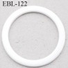 anneau métallique 8 mm plastifié blanc brillant laqué pour soutien gorge diamètre intérieur 8 mm prix à l'unité haut de gamme