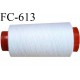 CONE de 1000 m de fil polyester fil n° 40 couleur blanc longueur de 1000 mètres bobiné en France