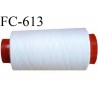 CONE de 1000 m de fil polyester fil n° 40 couleur blanc longueur de 1000 mètres bobiné en France