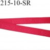 élastique de marque sonia rykiel inscription en surpiquage couleur rouge groseille largeur 10 mm prix au mètre