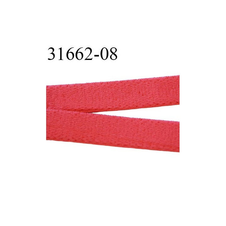 élastique plat largeur 8 mm couleur rose vif sweat prix pour 1 mètre de longueur