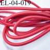 élastique cordon gomme très belle qualité très très solide couleur rouge diamètre 4 mm prix au mètre