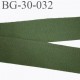 biais sergé 30 mm 100 % coton superbe souple galon ruban couleur vert kaki largeur 30 mm prix au mètre