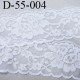 dentelle blanche largeur 55 mm synthétique lycra élastique couleur blanc lumineux prix au mètre