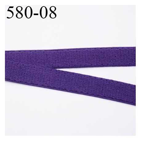 élastique plat largeur 8 mm couleur violet prix pour 1 mètre de longueur