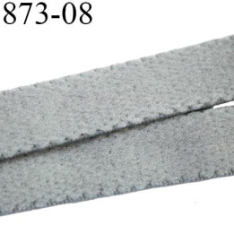 élastique plat largeur 8 mm couleur gris souris  prix pour 1 mètre de longueur