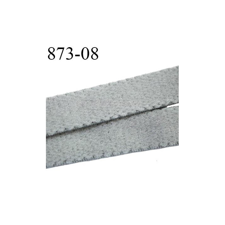 élastique plat largeur 8 mm couleur gris souris  prix pour 1 mètre de longueur