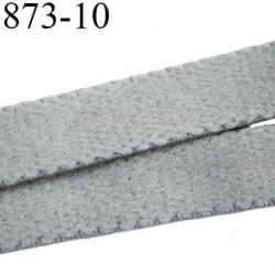 élastique plat largeur 10 mm couleur gris souris vendu au mètre