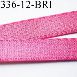 Elastique bretelle 12 mm lingerie couleur fraise brillant superbe  très belle qualité haut de gamme largeur 12 mm  prix au mètre