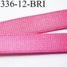 Elastique bretelle 12 mm lingerie couleur fraise brillant superbe très belle qualité haut de gamme largeur 12 mm prix au mètre