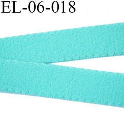 élastique 6 mm bretelle ou lingerie largeur 6 mm couleur vert aqua haut de gamme prix au mètre