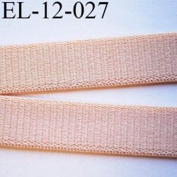 Elastique bretelle 12 mm lingerie couleur sable brillant superbe très belle qualité haut de gamme largeur 12 mm prix au mètre