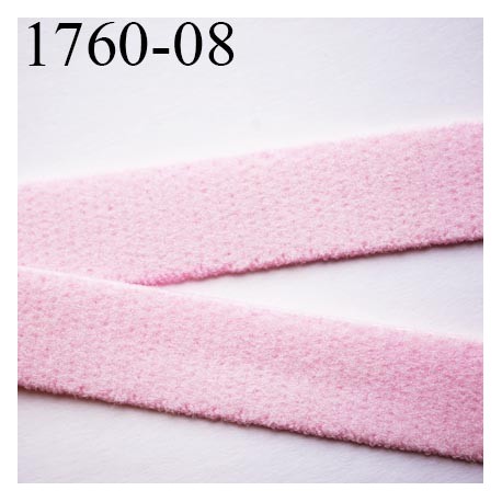 élastique plat largeur 8 mm couleur rose poudre parade prix pour 1 mètre de longueur