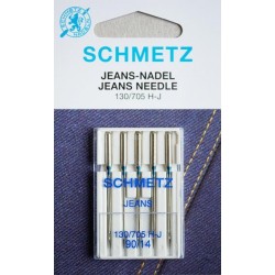 Schmetz JEANS needle 130/705 H-J 14 box of 5 needles