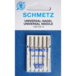 Aiguille Schmetz Universal 130/705 H 80/12 la boite de 5 aiguilles