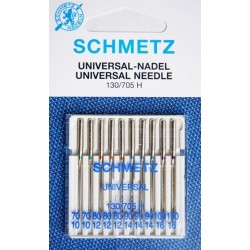 Schmetz Universal needle 130/705 H from 10 to 16 assorted box of 10 needles