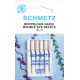 Aiguille schmetz Doppelohr Nadel Double Eye Needle 705 DE 80 12 la boite de 5 aiguilles