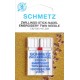 Aiguille schmetz Zwillingsnadel Sticken Embroidery Twin Needle 130 705 H E zwi 2.0 75