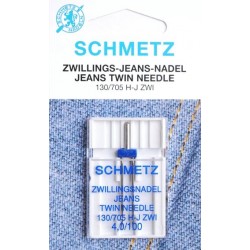 Needle schmetz Zwillingsnadel Jeans Twin Needle 130 705 H J ZWI 4.0 100