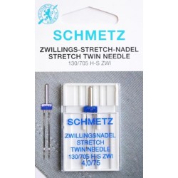 Aiguille schmetz Zwillingsnadel Stretch Twin Needle 130 705 H S ZWI 4.0/75